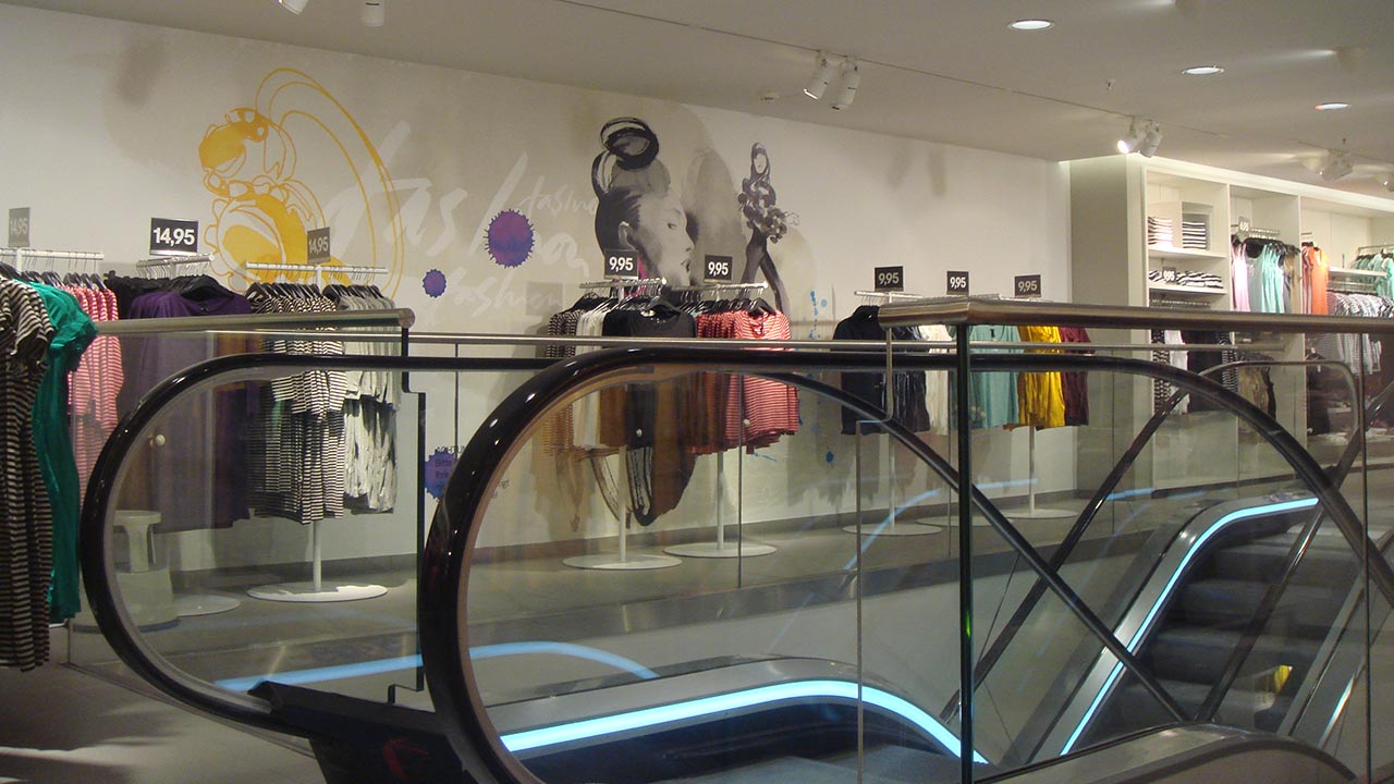 Außenansicht H&M Filiale Bamberg
