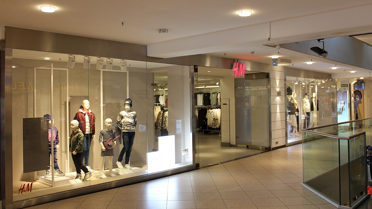 Außenansicht H&M Filiale Bamberg