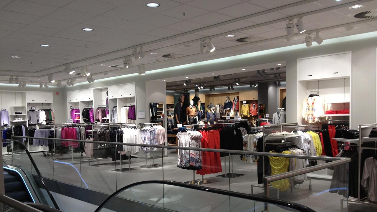 H&M Filiale Wittenberg Innenraum